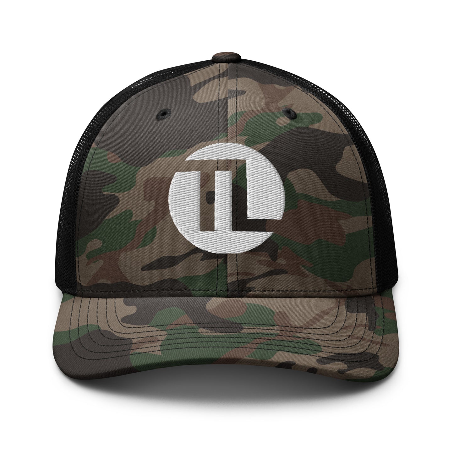 Camouflage trucker hat