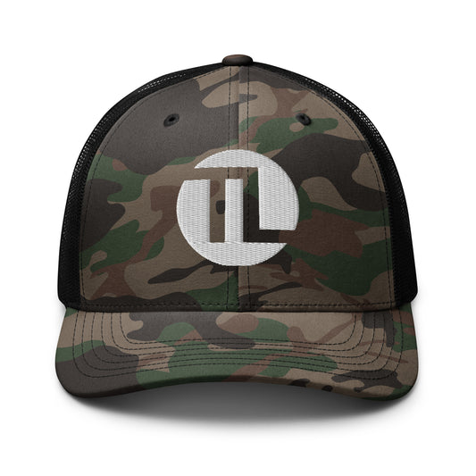 Camouflage trucker hat