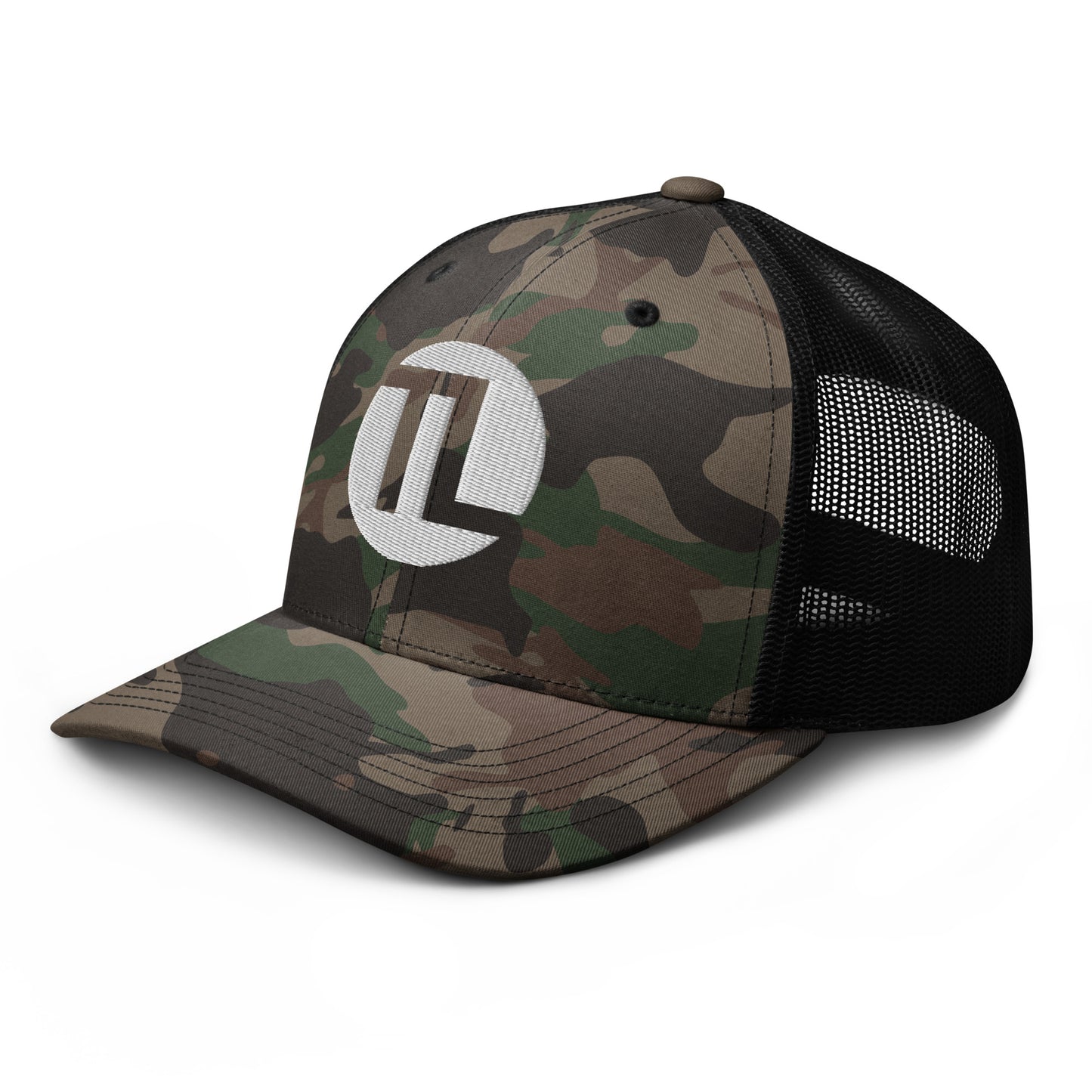 Camouflage trucker hat